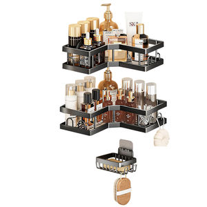 XQ-5-Pack Moderno Portaoggetti Angolare per Doccia da Bagno, Mensole Adesive in Metallo Montate a Parete con Portasapone - Product Image 3