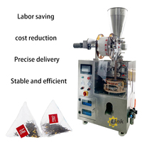 Machine d'emballage triangulaire multifonctionnelle pour sachets de thé en nylon au citron et au thé vert, vente chaude