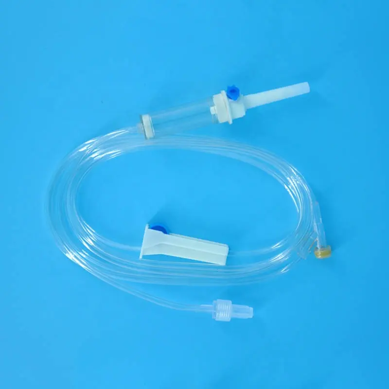 Sterile Infusion Set with Y injection Port with Luer Lock Connector, Without Needle
