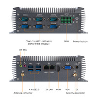Mini PC Industrial sin Ventilador de 7.ª Generación con I5 7287U, Puerto GPIO, Memoria DDR4, Enchufe US/AU, Nueva Serie Intel Core I5