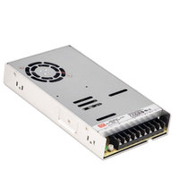 Fuente de Alimentación AC-DC MEAN WELL Serie LRS LRS-450-12/24/36/48, 12V-48V 450W AC 180-305V, CE FCC, Iluminación LED, Carcasa de Aluminio, 5 Años de Garantía