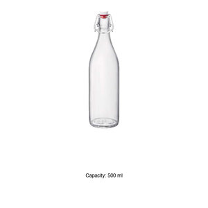 Bormioli Rocco 0.5 L Jar <b>Bottle</b> <b>with</b> Cap - Product Image 3