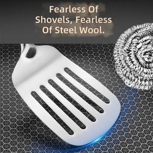 Double Sided Honey Comb Stainless Steel Fry <b>Pan</b> Non-stick Sartenes Antiadherente Cooking <b>Pan</b> with Lid Scratch Resistant Cookware - Product Image 3