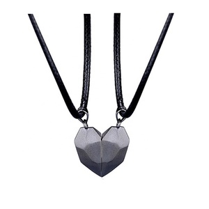 Nuovo arrivo magnetico coppia collana cuore per gli amanti delle donne e degli uomini Splice ciondolo collana catena - Product Image 2