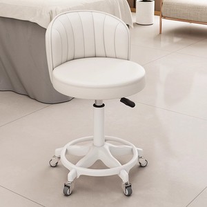 Tabouret de salon professionnel, chaise à hauteur réglable par vérin hydraulique, mobilier essentiel pour salon de beauté, spa, coiffure - Product Image 1