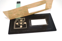 Interrupteur à membrane FPC électronique graphique rétroéclairé à micro-monture authentique pour bureau, avec verre ultra-clair et découpe d'huile