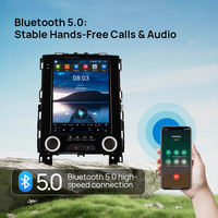 Pantalla Vertical Estilo Tesla Android 13 para Dongfeng Koleos 2017 de 10.4 Pulgadas, Reproductor Multimedia para Auto con Radio FM/AM y WiFi, Sistema de Estéreo para Coche