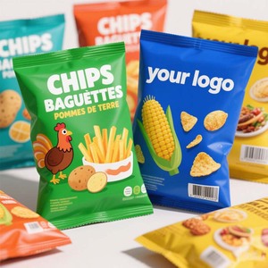 Custom Printed Matte <b>Zip</b> <b>Lock</b> Food Grade Plastic <b>Bags</b> for Snacks Soft Frozen Food Nuts & Candies with Logo Design - Product Image 6