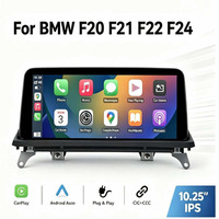 Écran tactile multimédia pour voiture 1920x720 pour BMW Série 1/2 F20-F24 avec CarPlay sans fil intégré, Android Auto, navigation GPS, USB