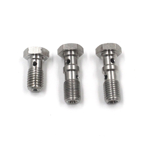 Válvulas de Purga de Aire para Cilindro Maestro/Pinza de Freno, Aleación de Titanio M7 M8 M6, Cabeza Plana, Acabado Anodizado, DIN7991, 40 mm - Product Image 3