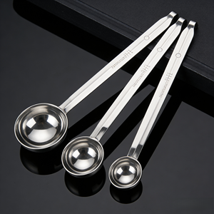 Tazas Medidoras de Acero Inoxidable Grueso, Resistentes y Ecológicas, Disponibles para Compra al por Mayor, Ideales para Uso Frecuente en la Cocina - Product Image 3