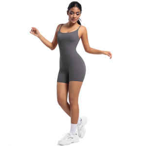 ชุดบอดี้สูทขายส่งสำหรับเด็กผู้หญิง ชุดโยคะ ชุดกีฬาขาสั้น ชุดจั๊มสูทผู้หญิง ชุดออกกำลังกาย ชุดวิ่ง ชุดออกกำลังกาย - Product Image 5