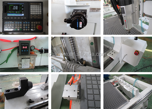 เครื่องเราเตอร์ <span class=keywords><strong>CNC</strong></span> สำหรับงานไม้เครื่องมืออัตโนมัติแบบเส้นตรง3 4 5แกนเปลี่ยน3D ตัดไม้ไม้อัด - Product Image 6