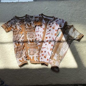 Kleding van bamboe voor baby's, romper, 95% bamboe, 5% spandex, zacht, schattig, met rits, tweerichtingsrits, newborn kleding - Product Image 5