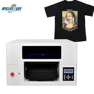 Nieuwste Dubbele Hoofden A3 Size Dtg Printer A3 Size T-shirt Drukmachine Digitale Printers