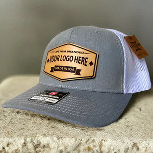 Casquette de camionneur en maille à 6 panneaux avec logo personnalisé de haute qualité, casquettes de sport et de golf à fermeture snapback pour hommes, casquettes de camionneur ajustées Richardson 112 - Product Image 6