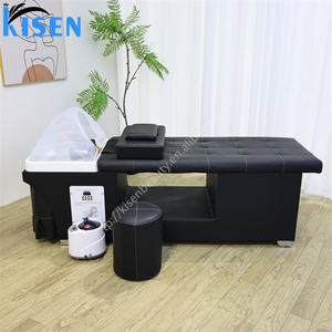 Ticari salonlar için şampuan istasyonu yatak masası lavabo Kisen Plumbed kafa <span class=keywords><strong>Spa</strong></span> su kemer <span class=keywords><strong>Zen</strong></span> akış masaj fonksiyonları özellikleri - Product Image 5