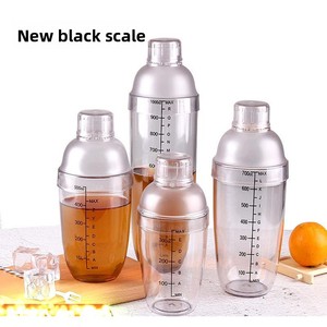 Coctelera de Resina Negra para Cócteles, con Capacidad de 350 ml, Diseño Moderno y Minimalista para Mezclar Cócteles - Product Image 4