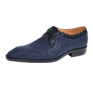 Chaussures habillées Oxford en cuir de vache pour hommes, à bout carré, à lacets, pour le bureau et la carrière, respirantes - Product Image 1