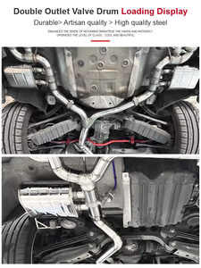 Silenciador Universal Valvulado a Vácuo para Carros com Sistema Eletrônico Valvetronic e Cano de Escape para Som Esportivo de Corrida 2/2.5/<span class=keywords><strong>3</strong></span> Polegadas 63/76mm - Product Image 5