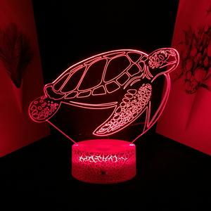 Lampe <span class=keywords><strong>de</strong></span> nuit LED à télécommande, lampe <span class=keywords><strong>de</strong></span> table 3D, lumière <span class=keywords><strong>de</strong></span> personnage <span class=keywords><strong>de</strong></span> <span class=keywords><strong>tortue</strong></span> <span class=keywords><strong>de</strong></span> <span class=keywords><strong>mer</strong></span>, boîte à lumière, décorations pour la maison, cadeaux <span class=keywords><strong>de</strong></span> Noël, articles <span class=keywords><strong>de</strong></span> dropshipping - Product Image 2