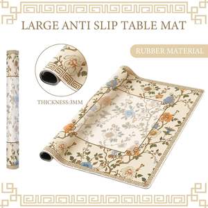 Conception personnalisée Mahjong Nappe Jeux de société Tapis antidérapant en caoutchouc Poker Tapis de table Chinoiserie Domino Tuile Jeu Tapis de table - Product Image 3
