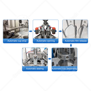 เครื่องซีลและปิดถ้วยกาแฟใส่น้ำแข็งโยเกิร์ตแบบอัตโนมัติ - Product Image 3