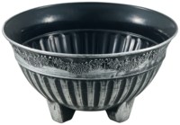 Jardinière en plastique en forme de bol rond pour plantes et pots de fleurs de jardin de bureau vente en gros