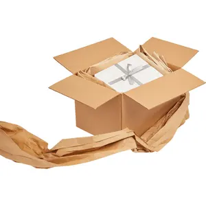 Imballaggio materiale di riempimento scatola ad alta produttività cuscino Eco Friendly vuoto riempimento carta pieghevole carta Kraft pieghevole