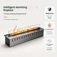 Humidificateur d'ambiance 3D à atomisation, design ultra-fin et ultra-compact, protection contre la surchauffe, efficacité énergétique (norme anglaise)