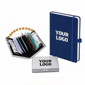 โลโก้ขายส่งสำหรับธุรกิจ ของขวัญส่งเสริมการขาย กล่องใส่บัตรป้องกัน RFID 6/10 ช่อง - Product Image 1