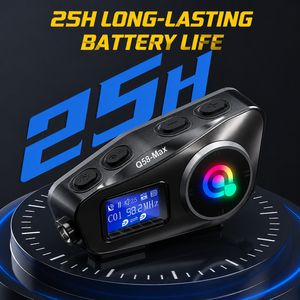 <span class=keywords><strong>Intercomunicador</strong></span> con Cancelación de Ruido para Casco de Motocicleta, Walkie Talkie con Tiempo de Reproducción para Cascos con <span class=keywords><strong>Intercomunicador</strong></span> - Product Image 2