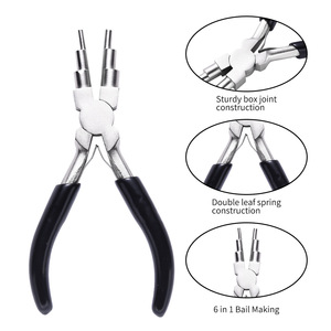 Hobbygger – <span class=keywords><strong>pince</strong></span> <span class=keywords><strong>à</strong></span> enrouler <span class=keywords><strong>à</strong></span> Six segments en fer-Nickel de 153MM, outils de fabrication de bijoux <span class=keywords><strong>à</strong></span> faire soi-même, L5481 - Product Image 3
