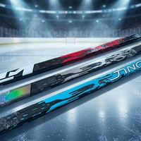 Bâton de hockey sur glace léger en carbone à faible flexibilité pour jeunes, tir gauche/droit, pour l'entraînement des enfants et des adolescents