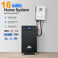 Système de stockage d'énergie résidentiel de type split haute efficacité 48V 300Ah LiFePO4, conception empilable, compatible solaire