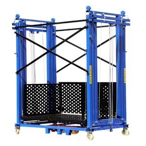 Plataforma Elevadora Eléctrica de Aluminio con Aislamiento Eléctrico, Columnas Tubulares Tipo Tijera, 48 Voltios, Andamio Elevador - Product Image 1