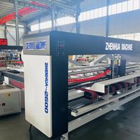 Emballage avec certificat CE Machine industrielle entièrement automatique pour la fabrication de boîtes en carton ondulé Machine à coller les dossiers à grande vitesse