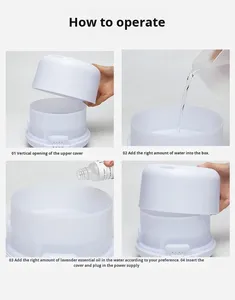 Practical 500ML Ultrasonic Aroma <b>Diffuser</b> Bedroom Family Hotel Color Electric Essential <b>Oil</b> <b>Diffuser</b> - Product Image 6