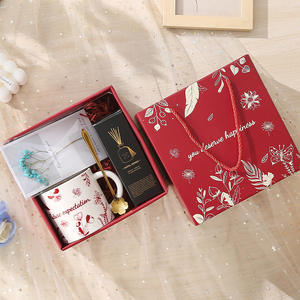 Parfum natal pria dan wanita, Set hadiah perusahaan Mug keramik Natal promosi tren baru - Product Image 5