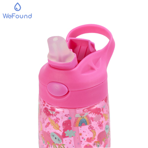 Borraccia per Studenti delle Elementari <span class=keywords><strong>con</strong></span> Disegni Cartoon, 500ml, Antigoccia, <span class=keywords><strong>con</strong></span> Cannuccia in Silicone e Targhetta Nome, Tazza Scolastica - Product Image 5