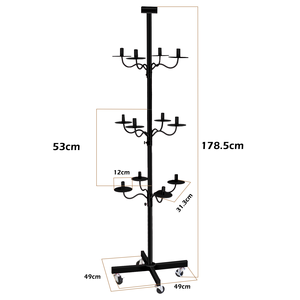 Custom Shop in piedi testa di manichino corpo umano intrecciato fascia in pizzo parrucca <span class=keywords><strong>anteriore</strong></span> in metallo rotante espositore - Product Image 5