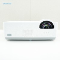 Projecteur laser à courte focale CAAVITS Android 11, 0,52, 4000 lumens, WXGA, DLP, intelligent, portable, pour salle de réunion, centre de formation