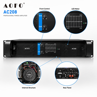 Amplificateur de puissance professionnel 2 canaux 800W classe H, amplificateur audio DJ haute puissance pour caissons de basses, enceintes sonores, altavoces