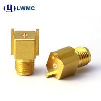 Receptáculo hembra LWMC para montaje SMT en PCB, con pines, chapado de contacto exterior Ni/Au, VSWR 1.50:1 MÁX.
