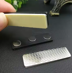 Etiqueta de nombre magnética reutilizable con accesorios de insignia de plástico Broche de etiqueta de nombre de imán de neodimio permanente reutilizable - Product Image 5