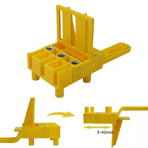 6/8/10mm Hand Held Carpintaria Prancha Conexão Posicionador De Perfuração Dowelling Jig Set - Product Image 2