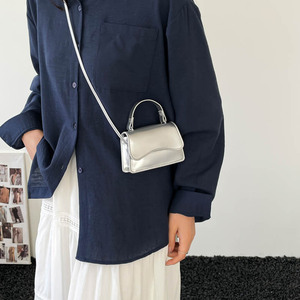 New Solid Color Minimalist Mini <b>Square</b> Bag Premium Texture Casual Crossbody Purse For Daily Commute - Product Image 2