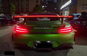 Aileron arrière en fibre de carbone avec LED pour Mercedes-Benz AMG GT GTC GTS GTR, style AMG GT, aileron arrière en fibre de carbone avec LED, aileron arrière AMG GT - Product Image 2