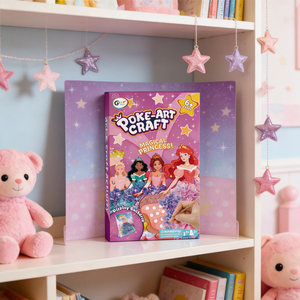 Kits de Poke Art - Princesas Mágicas, <span class=keywords><strong>Manualidades</strong></span> DIY <span class=keywords><strong>para</strong></span> Niñas de 4 a 12 Años, Regalos de <span class=keywords><strong>Cumpleaños</strong></span> y Navidad, Recuerdos de Fiesta, Poliéster - Product Image 3