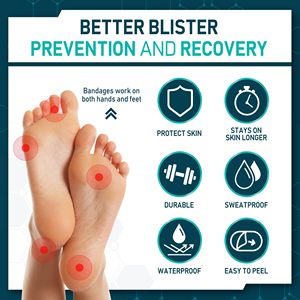 Medical Grade Hydrocolloid Foot Care <strong>Dressing</strong> Patch Heel Protection Hydrocolloid Heel Patch - Product Image 4